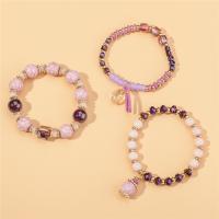 Natural Stone Bracelet Set, three pieces & for woman, Inner Approx 50mm 