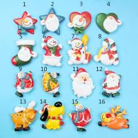 Weihnachten Harz Cabochon, Weihnachts-Design & DIY & verschiedene Stile für Wahl & Emaille, keine, 50PCs/Tasche, verkauft von Tasche