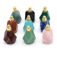 Natural Stone Perfume Bottle Pendant, DIY 
