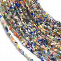 Katzenauge Perlen, Tropfen, DIY, gemischte Farben, 4-6mm, verkauft von Strang