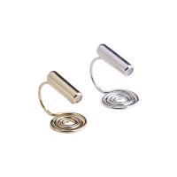 Brass Clip On Earring Finding, plated, DIY 8mm,9.5mm 