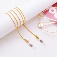 Zinc Alloy Glasses Chain, plated, for woman 1.2mm Inch 