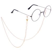 Zinklegierung Brillenkette, plattiert, für Frau, keine, Länge:31 ZollInch, verkauft von Strang