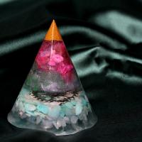 Quartz Pyramid Decoration, Triangle, epoxy gel, for home and office & durable 