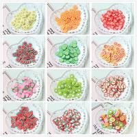 Fruit d'argile de polymère perles 
, fruitcéréale, DIY & styles différents pour le choix, plus de couleurs à choisir, 5mm Vendu par sac