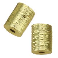 Brass Jewelry Beads, Column, gold color plated, nickel, lead & cadmium free Approx 1mm 