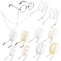 Zinc Alloy Glasses Chain, plated, 10 pieces & durable .5 Inch 
