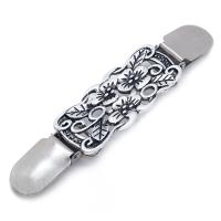 Scarf Buckle, Zinc Alloy, silver color plated, durable & Unisex 