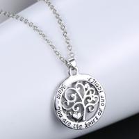 Zinc Alloy Necklace, fashion jewelry, silver color 