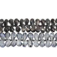 Teardrop Crystal Beads, plated & DIY & faceted 22*12mm 