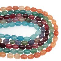 Perles de cristal ovales, ellipse, Placage, différentes couleurs et motifs pour le choix & DIY, plus de couleurs à choisir, 14*10mm, Vendu par brin