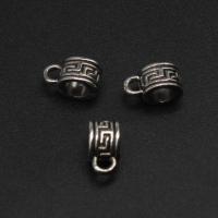 Zinc Alloy Bail Beads, Cup, plated & DIY, metallic color plated, 5*9mm 