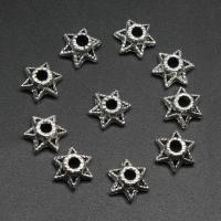 Zinc Alloy Bead Caps, Flower, plated & DIY, metallic color plated, 5*9mm 