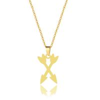 Stainless Steel Jewelry Necklace, gold color plated, for woman .5 Inch 