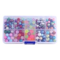 Resin Jewelry Beads, with Plastic Box, stoving varnish, DIY 