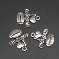 Zinc Alloy Jewelry Pendants, plated & DIY, metallic color plated, 19*17*1mm 