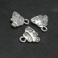 Zinc Alloy Jewelry Pendants, Car, plated, DIY, metallic color plated, 12*11*2mm 