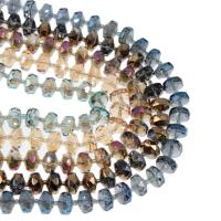 Perles de verre translucide, Placage, différentes couleurs et motifs pour le choix & DIY & normes différentes pour le choix, plus de couleurs à choisir, Vendu par brin