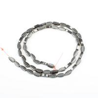 Perles hématite non-magnétique, feuille, poli, DIY Environ 1mm, Vendu par brin