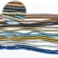 Perles hématite non-magnétique, abaque, poli, DIY, plus de couleurs à choisir Vendu par brin