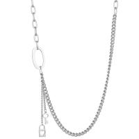 Ожерелье из нержавеющей стали ювелирные изделия, нержавеющая сталь, полированный, Женский, длина:Приблизительно 19.68 дюймовый, продается Strand