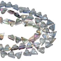 Perles de cristal coeur, Placage, DIY, plus de couleurs à choisir, 12*10*5mm Vendu par brin