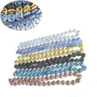 Las Perlas De Hematites Sin Magnético, Hematite, chapado, Bricolaje, más colores para la opción, 12mm, Vendido por Sarta