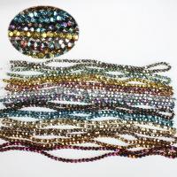 Nicht magnetische Hämatit Perlen, plattiert, DIY, keine, 4x4mm, verkauft von Strang