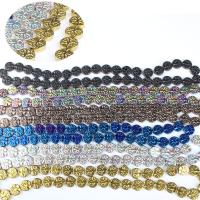 Perles hématite non-magnétique, Plat rond, Placage, DIY, plus de couleurs à choisir, 10mm, Vendu par brin