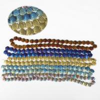 Perles hématite non-magnétique, coquille, Placage, DIY, plus de couleurs à choisir, 8mm, Vendu par brin