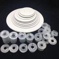 Plástico Pasador de bloqueo de bucle, Bricolaje & transparente & diverso tamaño para la opción, Blanco, Vendido por UD