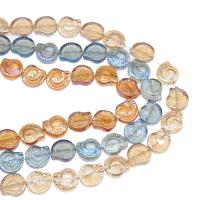 Perlas de cristal de moda, chapado, Bricolaje, más colores para la opción, 12*11*5mm, 60PCs/Sarta, Vendido por Sarta