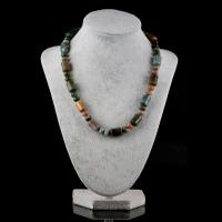 Gemstone Necklaces, Column, polished, DIY cm 