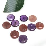Gemstone ювелирные изделия Кулон, Природный камень, Кольцевая форма, DIY, Много цветов для выбора, 12mm, продается PC