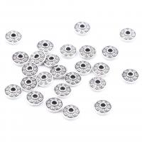 Zinc Alloy Spacer Beads, Round, antique silver color plated, DIY 