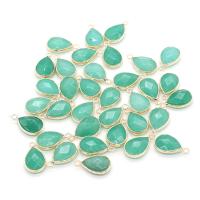 Jade Pendants, Jade Malaysia, Teardrop, polished, DIY & faceted, green 