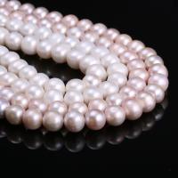 Round Cultured Freshwater Pearl Beads, polished, DIY 10-11mm 
