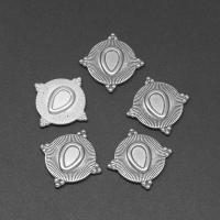 Stainless Steel Cabochon Setting, Round, die-casting, DIY, silver color, 20*3mm 