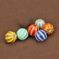 Porcelain Bead, Round, plated, fashion jewelry & DIY 
