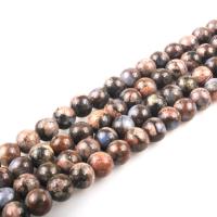 Glaucophane Beads, Round, polished, DIY Approx 15.7 Inch 