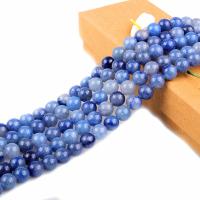 Perles Aventurine bleu , aventurine bleue, Rond, poli, DIY & normes différentes pour le choix Environ 15.7 pouce, Vendu par brin