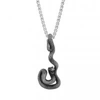Men Sweater Chain Necklace, Titanium Steel, Snake, plated, for man Approx 23.62 Inch 