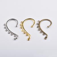 alliage de zinc Cuff Earring Trouver, Placage, DIY, plus de couleurs à choisir, 60mm, Vendu par PC