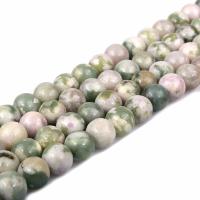 Frieden stein Perlen, rund, poliert, DIY & verschiedene Größen vorhanden, Länge:ca. 15 ZollInch, verkauft von Strang