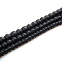 Abrazine Stone Beads, Round, polished, DIY black Approx 15.7 Inch 
