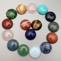 Кабошоны из драгоценных камней, Природный камень, Круглая, полированный, DIY, Много цветов для выбора, 20mm, продается PC
