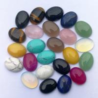 Кабошоны из драгоценных камней, Природный камень, Овальная форма, полированный, DIY & различные материалы для выбора, Много цветов для выбора продается PC