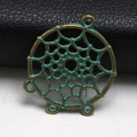 Zinc Alloy Charm Connector, fashion jewelry & DIY, antique bronze color 