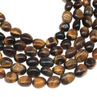 Tiger Eye Beads, Ellipse, polished, DIY, black and brown, 11*10mm  17*10mm 