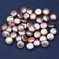 Pièce de culture des perles d'eau douce, perle d'eau douce cultivée, Plat rond, poli, DIY, plus de couleurs à choisir, 10-11mm, Vendu par PC